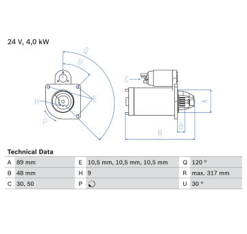 żtartér BOSCH 0 986 017 990