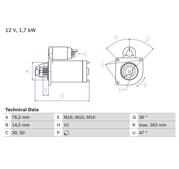 żtartér BOSCH 0 986 018 220