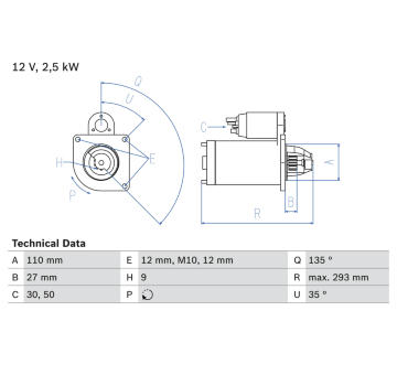 żtartér BOSCH 0 986 019 320
