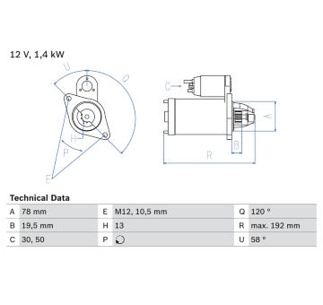 żtartér BOSCH 0 986 019 361