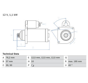 żtartér BOSCH 0 986 020 330