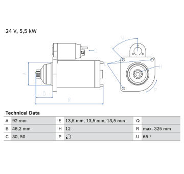 żtartér BOSCH 0 986 021 480