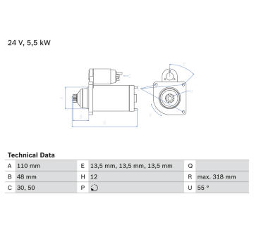 żtartér BOSCH 0 986 021 490