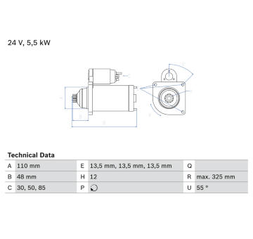 żtartér BOSCH 0 986 022 260