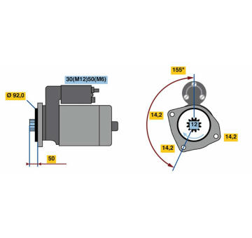żtartér BOSCH 0 986 022 980
