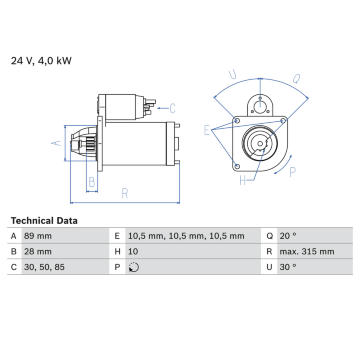 żtartér BOSCH 0 986 023 210
