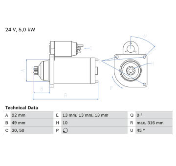 żtartér BOSCH 0 986 023 430