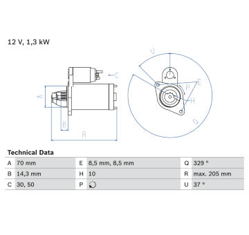 żtartér BOSCH 0 986 023 690