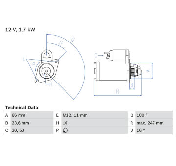 żtartér BOSCH 0 986 024 030