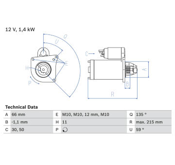 żtartér BOSCH 0 986 024 130