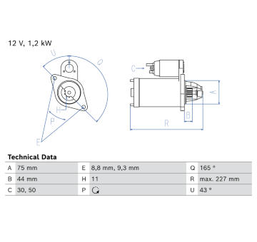żtartér BOSCH 0 986 024 400