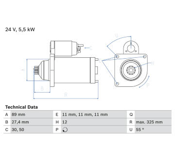 żtartér BOSCH 0 986 024 660
