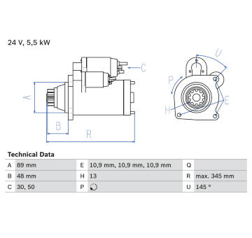 żtartér BOSCH 0 986 024 670