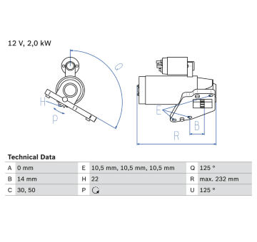 żtartér BOSCH 0 986 024 710