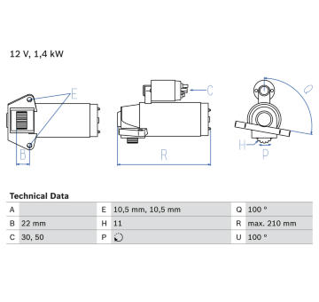 żtartér BOSCH 0 986 024 760