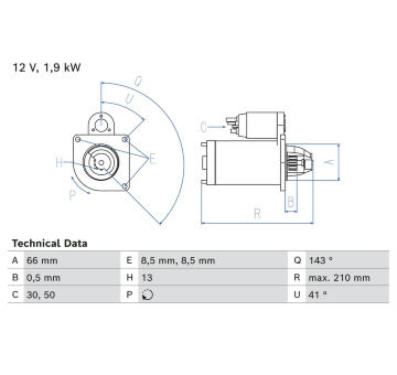 żtartér BOSCH 0 986 025 040