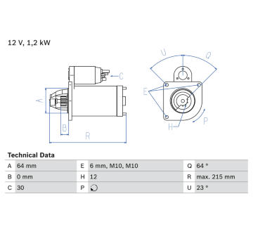 żtartér BOSCH 0 986 025 180