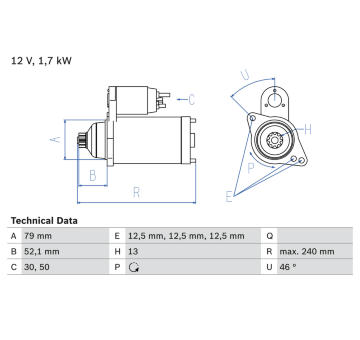 żtartér BOSCH 0 986 025 220