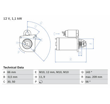 żtartér BOSCH 0 986 025 390