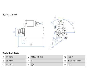żtartér BOSCH 0 986 025 680