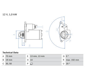żtartér BOSCH 0 986 025 690