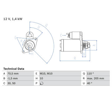 żtartér BOSCH 0 986 025 960