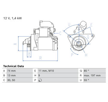 żtartér BOSCH 0 986 026 110