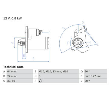 żtartér BOSCH 0 986 026 250