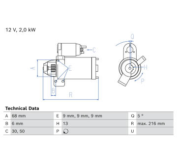 żtartér BOSCH 0 986 026 320