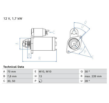 żtartér BOSCH 0 986 026 350