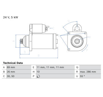 żtartér BOSCH 0 986 026 380