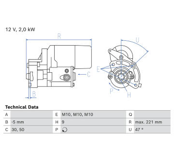 żtartér BOSCH 0 986 026 500
