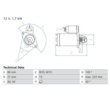 żtartér BOSCH 0 986 026 600