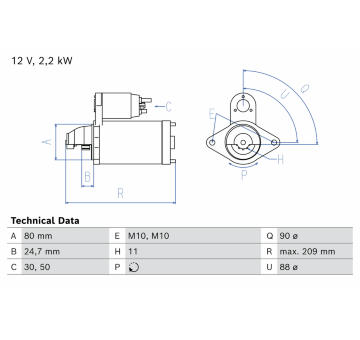 Startér BOSCH 0 986 026 640