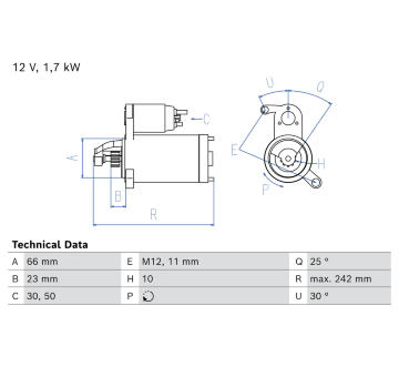 żtartér BOSCH 0 986 026 660