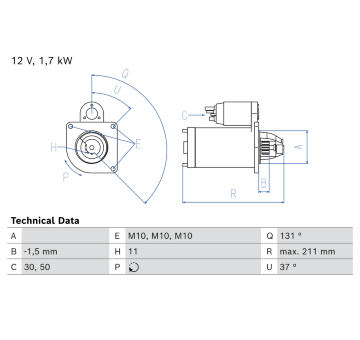 żtartér BOSCH 0 986 026 710