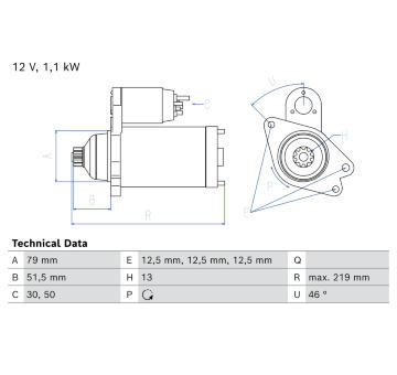 żtartér BOSCH 0 986 026 870