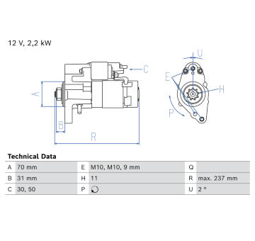 żtartér BOSCH 0 986 027 150