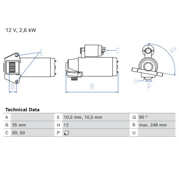 Startér BOSCH 0 986 027 230