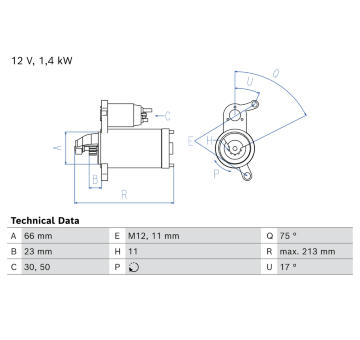 żtartér BOSCH 0 986 027 500