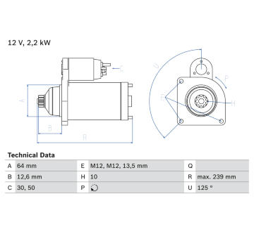 żtartér BOSCH 0 986 029 040