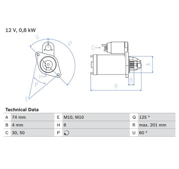 żtartér BOSCH 0 986 029 200