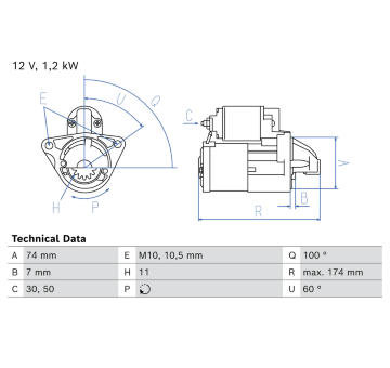 żtartér BOSCH 0 986 029 260