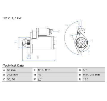 żtartér BOSCH 0 986 029 320