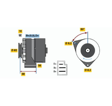 generátor BOSCH 0 986 030 580