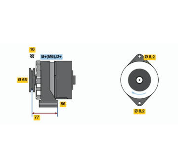 generátor BOSCH 0 986 030 870