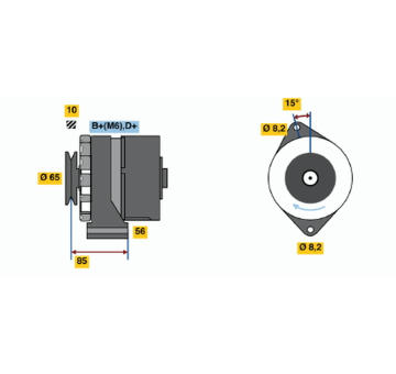 generátor BOSCH 0 986 030 910