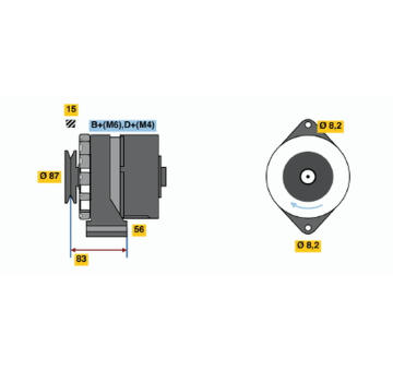 generátor BOSCH 0 986 033 320