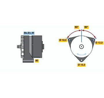 generátor BOSCH 0 986 033 570