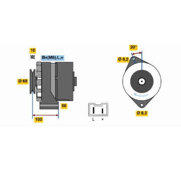 generátor BOSCH 9 120 144 278